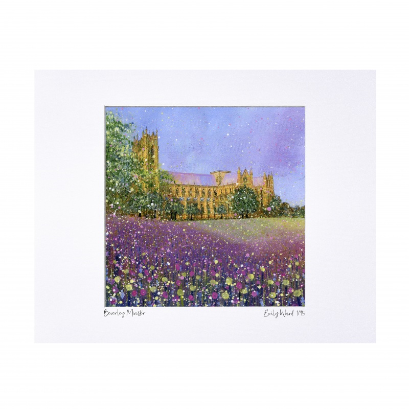 Beverley Minster Limited Edition Print with Mount